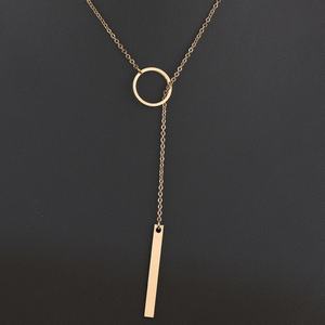 Nuevo Collar de Barra de Moda de Acero Inoxidable Antideslustre al por Mayor 2024 - Product Image 4