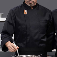 Uniformes de chefs pour la restauration, l'hôtellerie, la cuisine, la cafétéria, la pâtisserie, le restaurant, automne et hiver, logo imprimé, manches longues