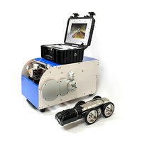 Robot d'inspection de canalisations d'égouts HD avec caméra 360° °   Mesure par rotation et laser pour tuyaux de 150 à 3000 mm