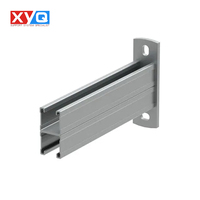 Bras en porte-à-faux de canal de jambe de force arrière pour le système de support de tunnel utilitaire souterrain de jambe de force simple