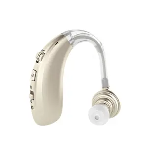 Hörgeräte Drop Shipping Mini wiederauf lad bares Hörgerät Ohr rücken Typ Digitaler Ohr schall verstärker mit USB-Ladekabel