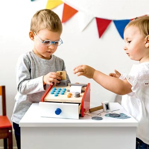 Ensemble de jouets de <span class=keywords><strong>cuisine</strong></span> <span class=keywords><strong>en</strong></span> <span class=keywords><strong>bois</strong></span> caisse enregistreuse <span class=keywords><strong>jouet</strong></span> simulation pièce de monnaie et pièce d'argent caisse enregistreuse <span class=keywords><strong>en</strong></span> <span class=keywords><strong>bois</strong></span> pour enfants - Product Image 3