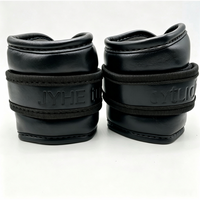 Lests de cheville et de poignet en cuir PU durable avec logo/couleur personnalisés, en néoprène, noir/vert/marron/rouge bordeaux/doré, 2lb/3lb/4lb