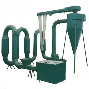 Manufactory Direct PLC control 304 stainless steel Air Flow Dryer for chemical industry