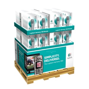 Cardboard Shop Display <b>Stands</b> Corrugated <b>Drinks</b> Snacks Water PDQ Quarter Half Pallet Display Stacking for Supermarket Promotion - Product Image 4