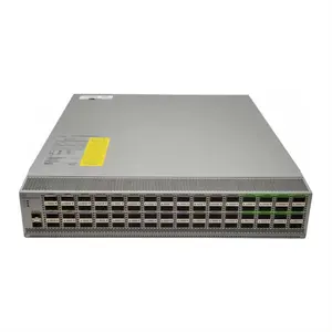 नेक्सस 9000 श्रृंखला में 64 पोर्ट 40/100 ग्राम क्यूएसएफपी28,2 पोर्ट 1/10 ग्राम औद्योगिक एंटरप्राइज ईथरनेट स्विच के साथ मूल एन9के-सी9364सी का उपयोग किया गया है