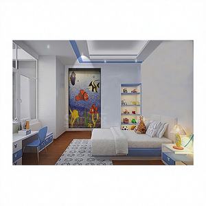 Mosaïque murale en verre coloré traditionnel, découpée à la main et assemblée, écologique, pour la décoration murale intérieure des appartements et des écoles - Product Image 1