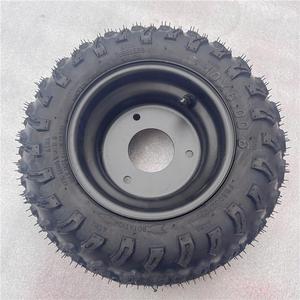 Accessoires pour kart à quatre <span class=keywords><strong>roues</strong></span> et véhicule de plage <span class=keywords><strong>Harley</strong></span> modifiés : pneus tout-terrain sous vide 10x6-6 pouces avec moyeux de roue à 3 trous - Product Image 2