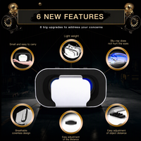 Nouveau casque VR intelligent immersif 3D 2026 avec lunettes VR HD à bandeau, prise en charge de la réglage de la distance des objets, lunettes de jeu VR
