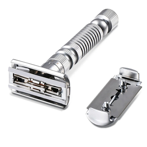 Rasoir Spolo 206 Glide <span class=keywords><strong>Pro</strong></span> 6 réglable pour homme, soin de la barbe, rasoir classique à lame unique <span class=keywords><strong>360</strong></span> avec boîte de voyage portable - Product Image 2
