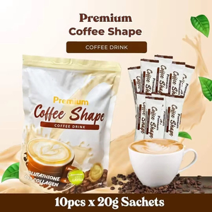 กาแฟพรีเมี่ยม OEM รสชาติดี 20 กรัม*10 ซอง คอลลาเจน กาแฟดำสำหรับผู้ใหญ่ ลดน้ำหนัก ขายตรงจากโรงงาน - Product Image 2