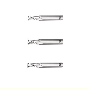 Fresa de extremo corta de 2 filos de acero de alta velocidad sin recubrimiento EDS1.0 Fabricada en Japón - Product Image 1