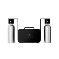 Diffuseur d'arômes commercial AeroScent à double réservoir, capacité de 2000 ml, diffuseur d'huiles essentielles en métal pour hôtel