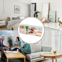 Horloge numérique LED électronique avec miroir, personnalisable, pour chambre à coucher, bureau, salle de classe, étude, avec fonction de charge et alarme, pour la maison