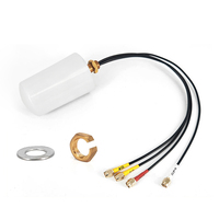 Antenne combinée GPS 3G 4G 5G LTE WiFi 4-en-1 à gain élevé, étanche, omnidirectionnelle, à montage externe sur vis, pour armoire extérieure, verticale