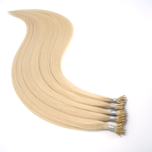 Estensioni di Capelli Umani Remy Biondi Russi di Alta Qualità, Doppia Trama, con Anello Nano, Prodotti di Bellezza per Donne - Product Image 5