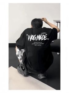 T-shirt décontracté unisexe en <span class=keywords><strong>jersey</strong></span> à manches courtes, style streetwear, avec magnifique imprimé rétro Hell Star, 100 % coton, coupe ample, anti-boulochage - Product Image 2