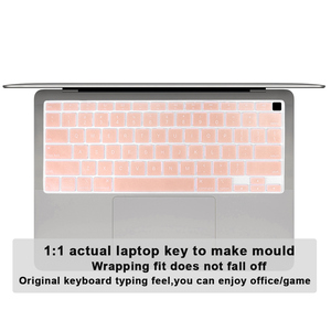 ฝาครอบคีย์บอร์ดซิลิโคนสีปกติสำหรับ macbook air 13 <span class=keywords><strong>M1</strong></span> A2337 2020 ฝาครอบคีย์บอร์ดคอมพิวเตอร์ - Product Image 6