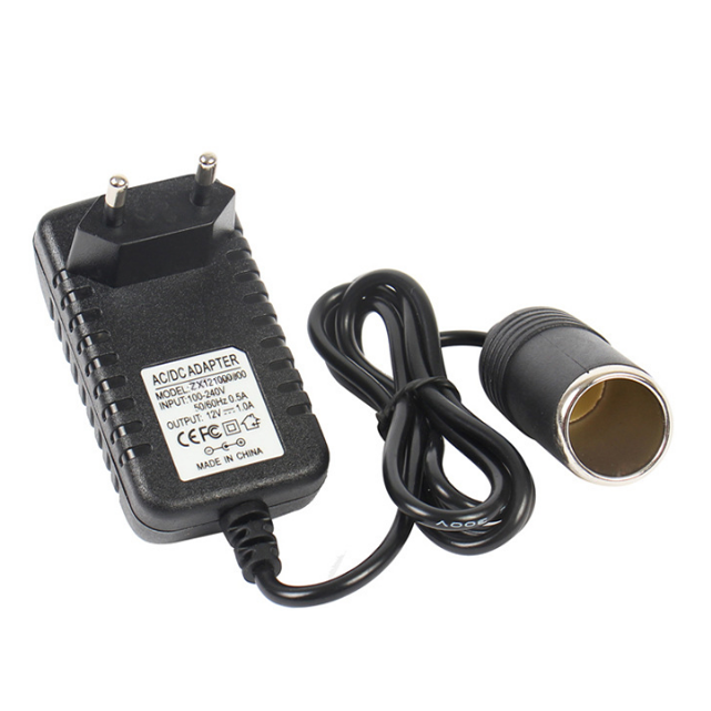 ac to dc converter 2a 24w car cigarette lighter socket 110-240V to 12V AC/DC Power Adapter 240V Frequency Car Charger Power Adapter Socket