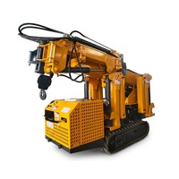 Mini-grue araignée de 1,2 tonne à vendre |   Mini-grue sur chenilles à moteur essence Honda, grue araignée compacte sur chenilles, prix d'usine