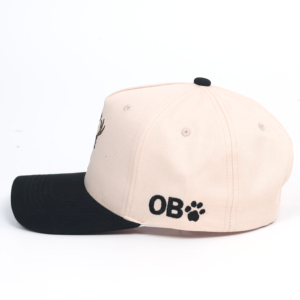 Custom 5 Panel with <b>Embroidery</b> logo a <b>Frame</b> Baseball Hat - Product Image 3