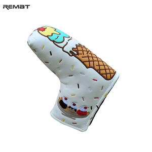 Copritesta da golf personalizzato <span class=keywords><strong>Remat</strong></span> Brand con chiusura magnetica, in pelle sintetica, multi-stile, con logo ricamato a lama - Product Image 1