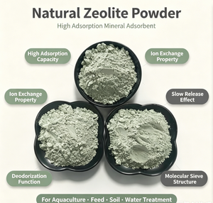 Polvo <span class=keywords><strong>de</strong></span> Zeolita, Clinoptilolita, Adsorbente Mineral para la Purificación <span class=keywords><strong>de</strong></span> Aguas Residuales, Remediación <span class=keywords><strong>de</strong></span> Metales Pesados en Suelos, Aditivo para Alimentos - Product Image 1