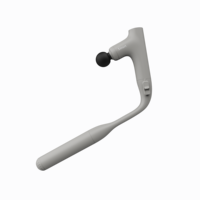 Pistolet de massage électrique portatif professionnel rechargeable à 4 vitesses avec contrôle de la minuterie pour les coudes, la nuque, le bas du dos et le corps
