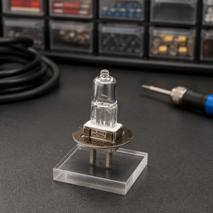 Lampe halogène HoneyFly 64251 PG22 <span class=keywords><strong>6V</strong></span> <span class=keywords><strong>20W</strong></span> blanc chaud DN-38918 cristal clair éclairage pour microscope ophtalmologique - Product Image 3