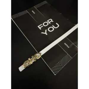 เข็มขัดดีไซน์เนอร์สำหรับผู้หญิง เข็มขัดลำลองหัวเข็มขัดโลหะผสม สาย PU เครื่องประดับแฟชั่น - Product Image 3