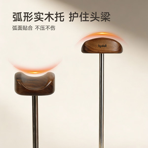 Headphone Stand Solid Wood Desktop Storage Rack For Gaming Room And Dormitory Use - Product Image 4