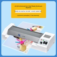 Plastifieuse A3 LM-320 pour cartes et certificats, machine de plastification à froid et à chaud, machine à plastifier les photos et documents