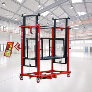 Aluminio plegable de 4m, 5m, 6M con plataformas elevadoras, ocasión para plegable, andamio eléctrico, elevador, máquina de elevación de andamios - Product Image 1