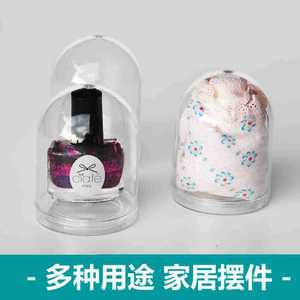 Transparent Mini Dome Cover Round <b>Plastic</b> <b>Display</b> <b>Case</b> For Cake Decor Desktop Ornament Birthday Gift - Product Image 5