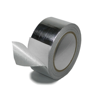 Ruban adhésif en tissu de fibre de verre avec feuille d'aluminium pour protection thermique, ignifuge, pour isolation de câbles