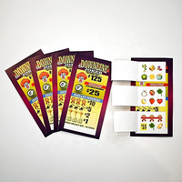 Fabricant de cartes à languettes personnalisées pour jeux de hasard, billets de loterie à déchirer, cartes à languettes à ouvrir