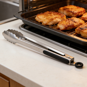 Pinze da Cucina Ergonomiche in Metallo Resistenti al Calore per Barbecue, con Blocco di Sicurezza, Ideali per Alimenti <span class=keywords><strong>e</strong></span> Grigliate - Le Più Vendute - Product Image 6