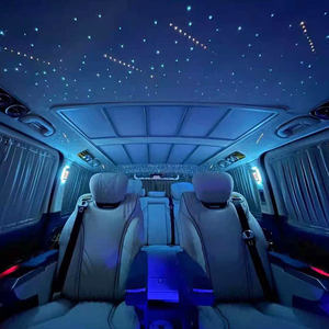 Kit de plafonnier étoile de toit de voiture 16W RGBW Twinkle Lampe d'ambiance intérieure à fibre optique vito w447 lumière de toit intérieur <span class=keywords><strong>ciel</strong></span> étoilé - Product Image 1