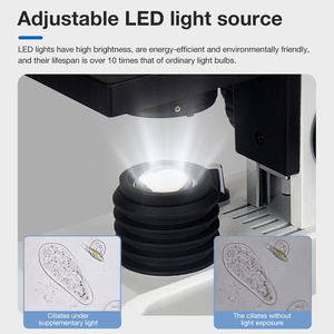 Microscopio Binocular Profesional 40-1600X, Microscopio de Laboratorio al por Mayor para Educación en Laboratorio - Product Image 3