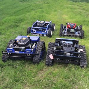 Tondeuse à gazon robotisée tout-terrain 4 roues télécommandée, motorisée à essence et électrique, à braquage zéro et autopropulsée - Product Image 5