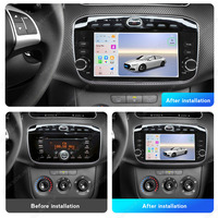 Pantalla para Auto MEKEDE con Múltiples Sistemas de Interfaz de Usuario, Radio, Audio, GPS, Navegación, Carplay, para Fiat Linea Punto EVO 2012-2015 de 7 Pulgadas