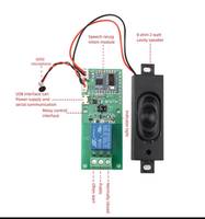 Interruptor Inteligente para el Hogar con Reconocimiento de Voz HLK-V20, Control por Voz con Palabra de Activación Personalizada y Módulo de Puerto Serie