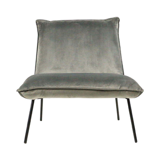 Partner-Silla de tela de lujo para sala de estar, sillón creativo de estilo Lazy Accent, ligera, venta al por mayor - Product Image 1