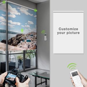 Batteria Persiana del motore tubolare del telecomando di Wifi per la <span class=keywords><strong>tenda</strong></span> motorizzata delle tende <span class=keywords><strong>a</strong></span> <span class=keywords><strong>rullo</strong></span> della <span class=keywords><strong>stampa</strong></span> motorizzata tonalità elettriche ignifughe della finestra - Product Image 2