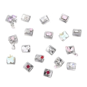 Conectores de Pulsera Delicados y Elegantes con Detalles de Diamantes, Componentes de Joyería para Anillos, Collares y Colgantes DIY - Product Image 5