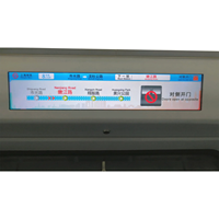 Écran LCD de publicité intelligente du système d'information des passagers de bus à bord avec GPS intégré