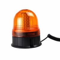 Feu de signalisation LED 12V, lampe balise, lumière stroboscopique d'urgence pour camion, tracteur, cordon enroulé ambre, prise allume-cigare