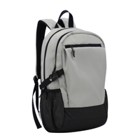 Sac à dos en polyester durable et respirant pour hommes et femmes de 20 à 36L Fermeture à glissière multifonctionnelle étanche Logo géométrique personnalisé