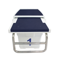 PIKES Planche de saut professionnelle en acier inoxydable et fibre de verre pour piscine, réglable en une seule étape, antidérapante, pour entraînement compétitif 1