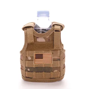 Tactische Bierfles Molle Vest Tactische Blik Mini Vest Coozy Drank Koeler Jacht Biervest Houder